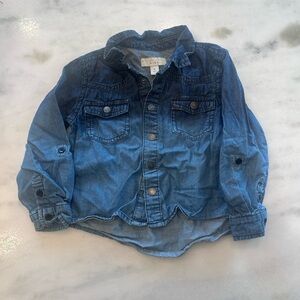 Stella McCartney Children's Ombré Denim Button Down Shirt